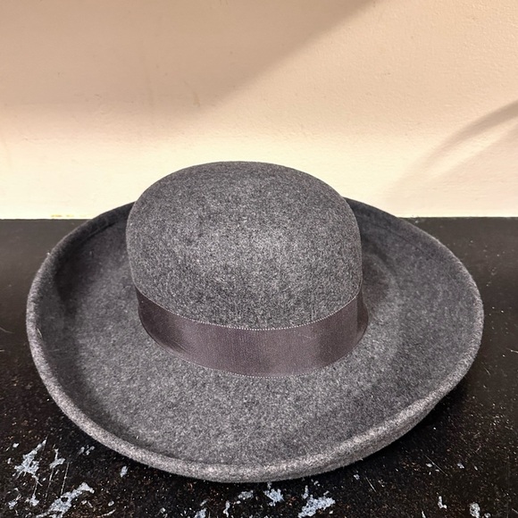 Vintage Street Smart By Betmar Gray Felt 100% Wool Hat - Picture 2 of 5